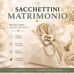 sacchettini matrimonio